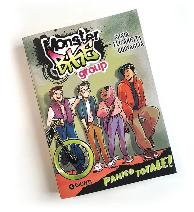 Monster Bike Group | Children Book | Cover Art | Maurizia Rubino Illustrator & Comic Artist