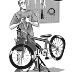Monster Bike Group | Children Book | Black & White Illustration | Maurizia Rubino Illustrator & Comic Artist