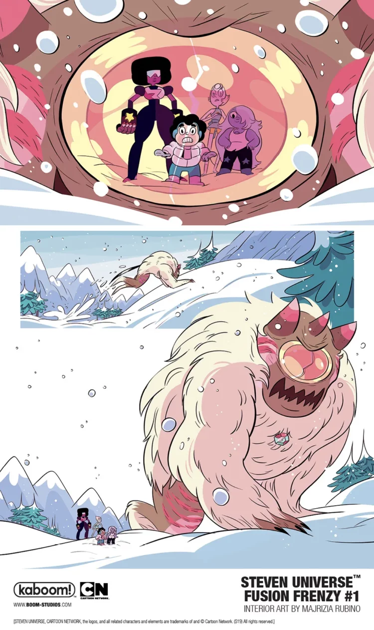 Steven Universe - Fusion Frenzy | Comics | Interior Art | Maurizia Rubino Illustrator & Comic Artist