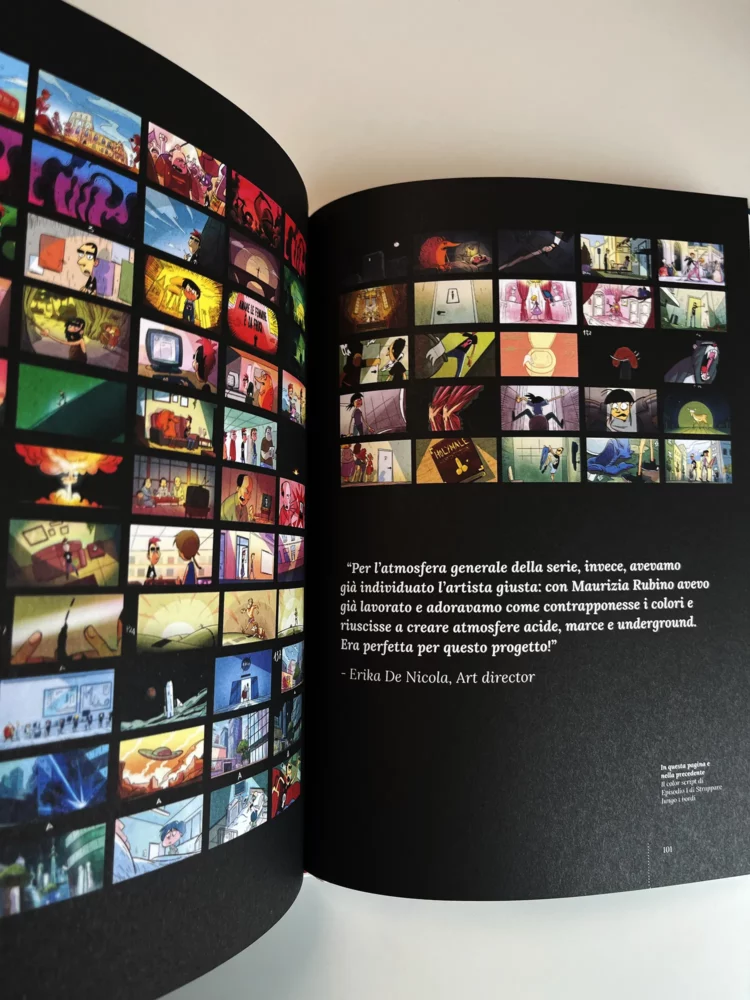 Zerocalcare | Color Script | Serie Netflix | 2D Animation | Maurizia Rubino Illustratrice & Fumettista