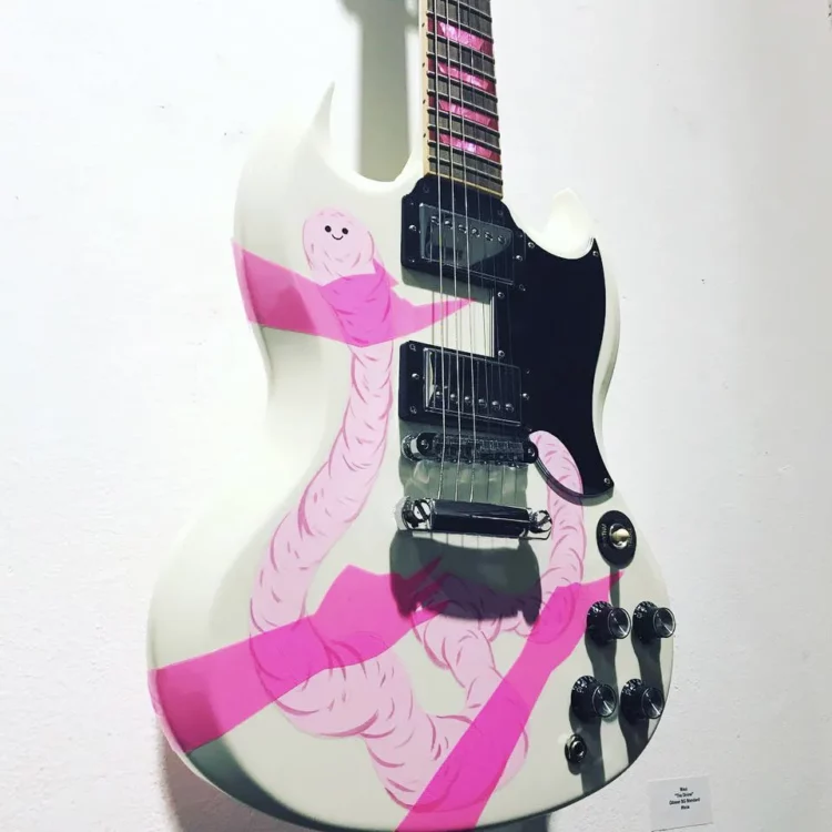 Gibson | The Sound Of Art | Exhibition 2017 | Musical Instrument Graphic | Maurizia Rubino