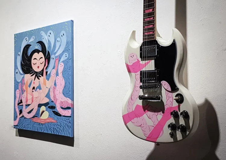 Gibson | The Sound Of Art | Exhibition 2017 | Maurizia Rubino Illustratrice & Fumettista