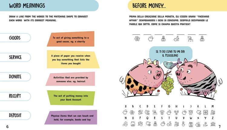 Un Soldino Risparmiato | Activity Book | Maurizia Rubino Illustrazioni