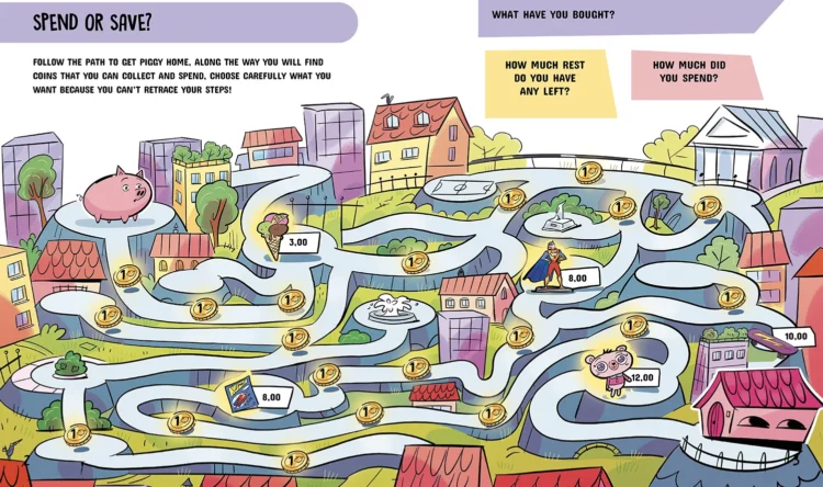 Un Soldino Risparmiato | Activity Book | Maurizia Rubino Illustrator & Comic Artist